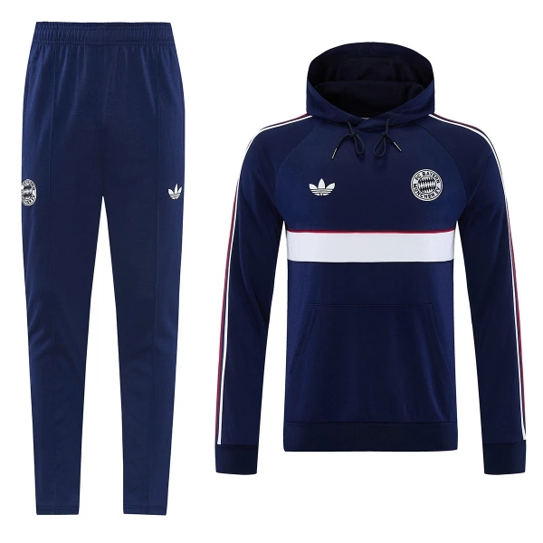 Bayern München Träningströja med huvtröja 2026/27 Navy Bayern München Träningströja med huvtröja 2026/27 Navy