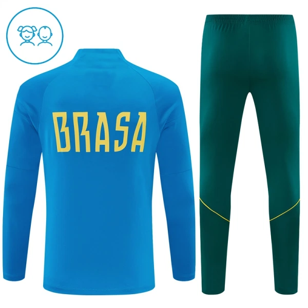 Brasilien Träningströjasats Barn 2026/27 Blå