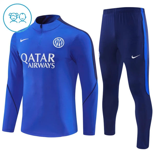 Inter Milan Träningströjasats Barn 2026/27 Blå Inter Milan Träningströjasats Barn 2026/27 Blå
