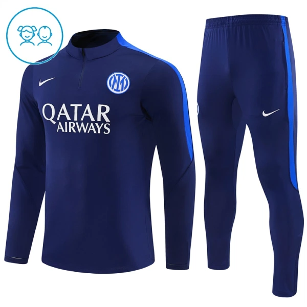 Inter Milan Träningströjasats Barn 2026/27 Blå Inter Milan Träningströjasats Barn 2026/27 Blå