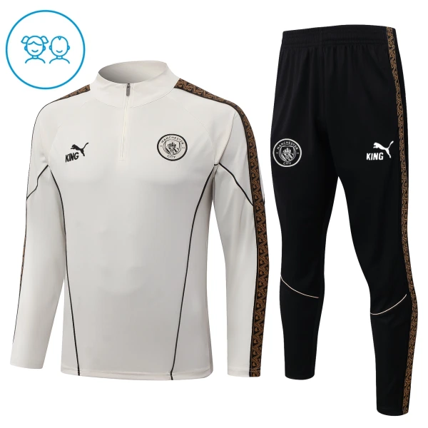 Manchester City Träningströjasats Barn 2026/27 Grå Manchester City Träningströjasats Barn 2026/27 Grå