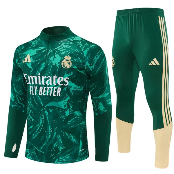 Real Madrid Träningströjasats 2026/27 Grön Real Madrid Träningströjasats 2026/27 Grön