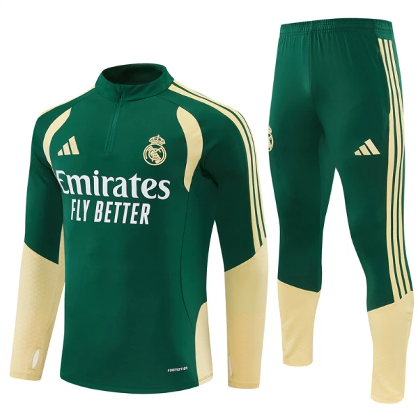 Real Madrid Träningströjasats 2026/27 Grön Real Madrid Träningströjasats 2026/27 Grön