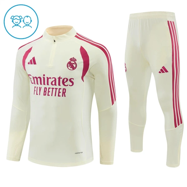 Real Madrid Träningströjasats Barn 2026/27 Vit Real Madrid Träningströjasats Barn 2026/27 Vit