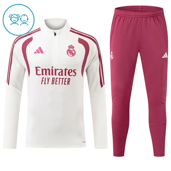 Real Madrid Träningströjasats Barn 2026/27 Vit Real Madrid Träningströjasats Barn 2026/27 Vit