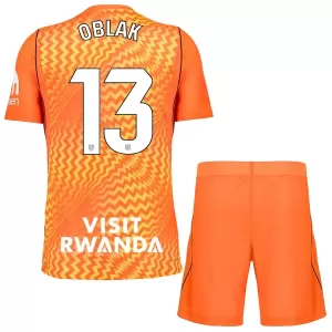 Atlético Madrid Jan Oblak 13 Målvakt Tröja Barn 2026/27 Orange