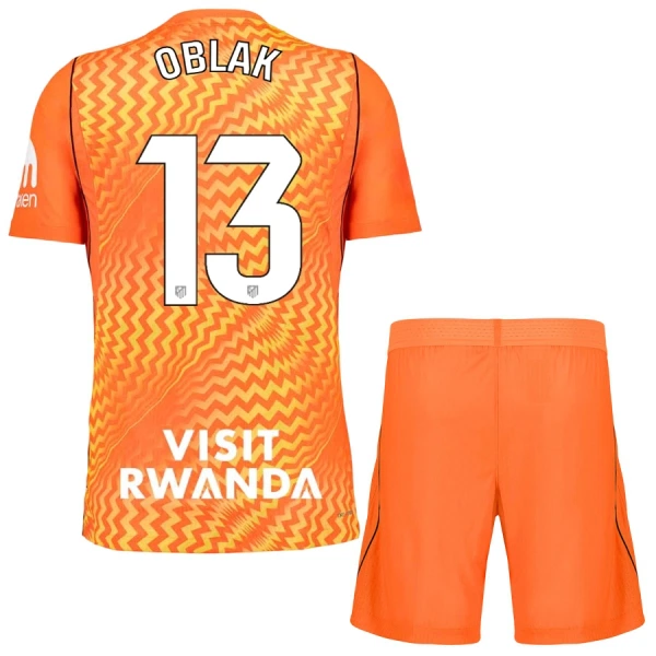 Atlético Madrid Jan Oblak 13 Målvakt Tröja Barn 2026/27 Orange Atlético Madrid Jan Oblak 13 Målvakt Tröja Barn 2026/27 Orange