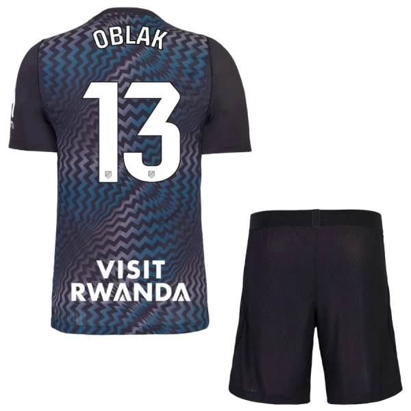 Atlético Madrid Jan Oblak 13 Målvakt Tröja Barn 2026/27 Svart Atlético Madrid Jan Oblak 13 Målvakt Tröja Barn 2026/27 Svart
