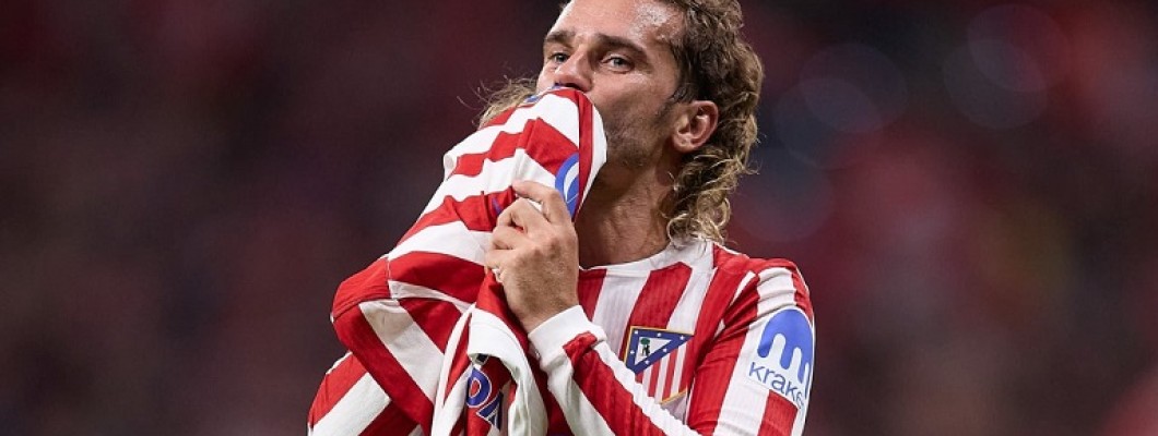 Antoine Griezmann gjorde sitt 200:e mål för Atlético de Madrid
