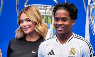 Endrick meddelade nyheten om att dejta en flickvän