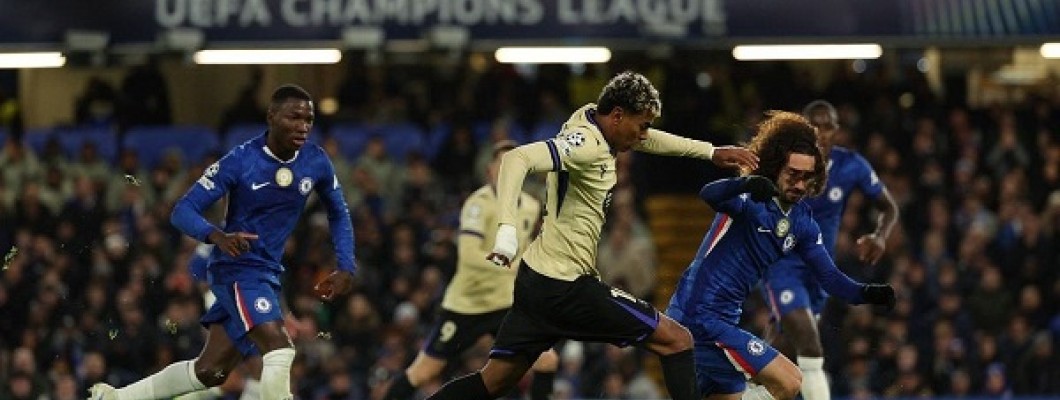 Lamine Yamals förhoppningar om att göra mål grusades återigen av Chelseas försvarare