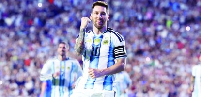 Lionel Messi gör sitt 200:e framträdande för landslaget vid 39 års ålder