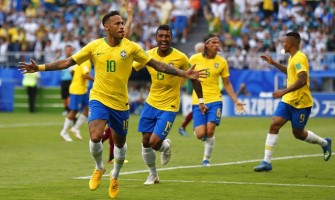 Neymar Júniors namn förekom på Brasiliens slutgiltiga trupp