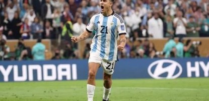 Paulo Dybala kände sig stolt över att vara Lionel Messis avbytare